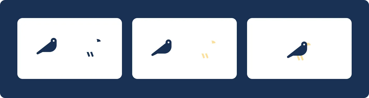 Assembling the parts of a Duotone icon