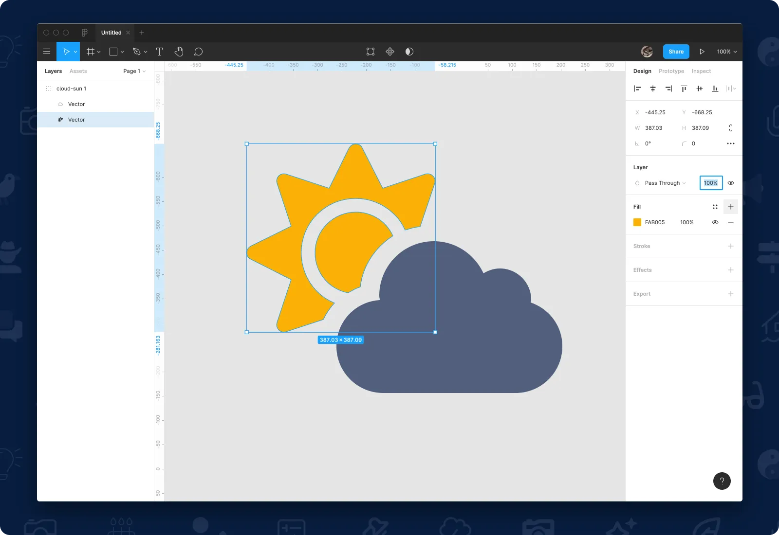 Setting opacity of a duotone layer to 100% in Figma
